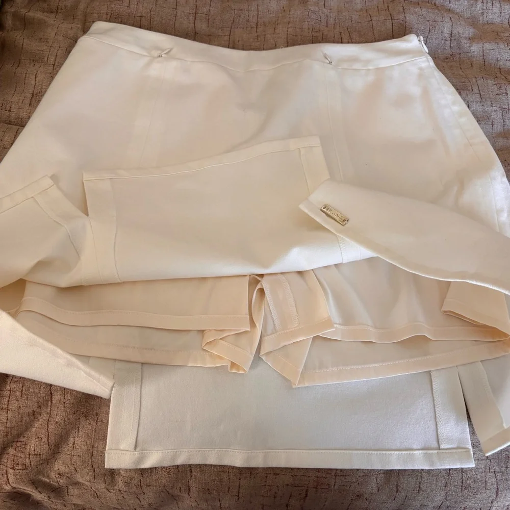 NWT St John Sport White Golf Skort - Sz 14